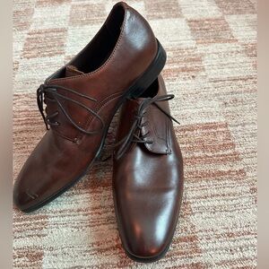 Classic Brown Leather Men's Dress Shoes